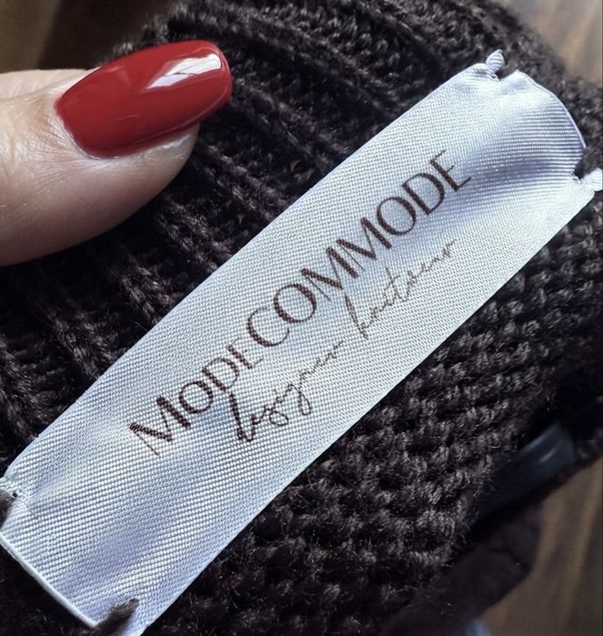 ModeCommode сукня максі L/48 шоколадний трикотаж