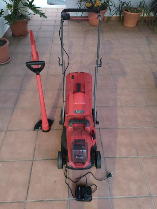 Corta relva a bateria e aparador