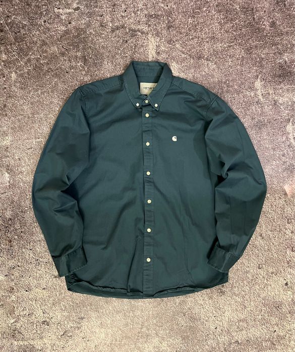 Сорочка Carhartt WIP плотна Кархартт