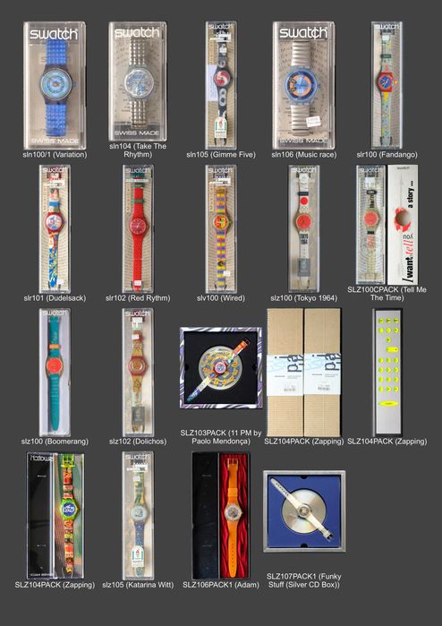 Coleção Swatch Musicall
