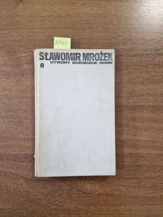 A2323. "Utwory sceniczne nowe" Sławomir Mrożek