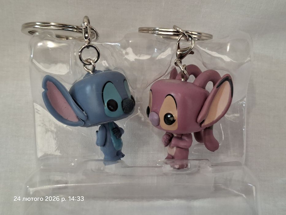 Фигурки брелоки фанко поп Стич и Энджел Ангел  Лило и Стич Lilo Stitch