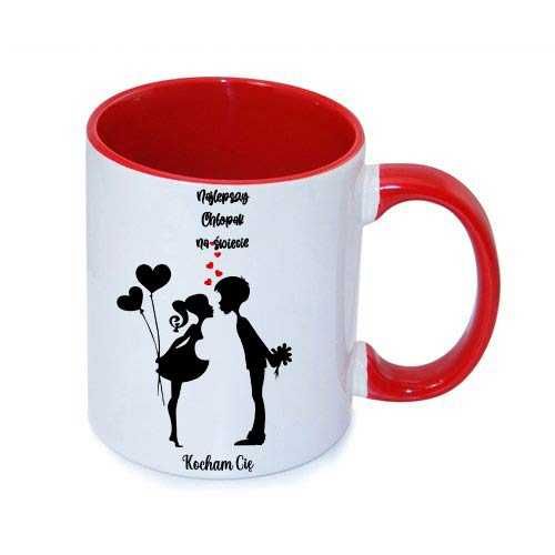Kubek na Dzień Chłopaka  Para Chłopak Dziewczyna