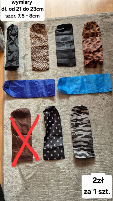 Pochewka etui na parasol składany 8 sztuk