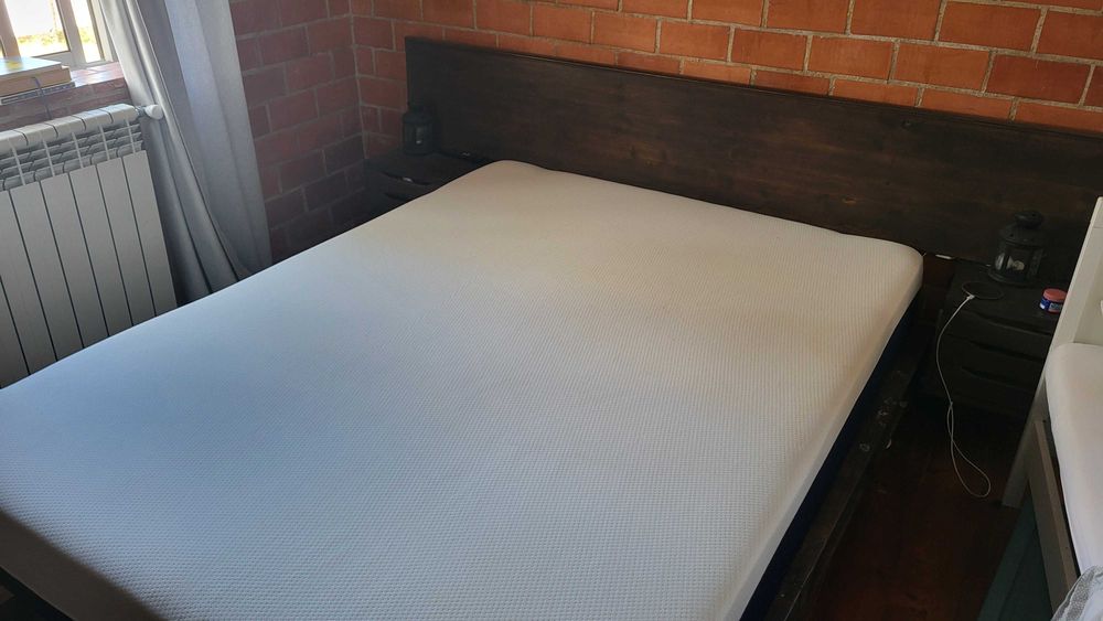 Cama completa madeira colchão 200x150