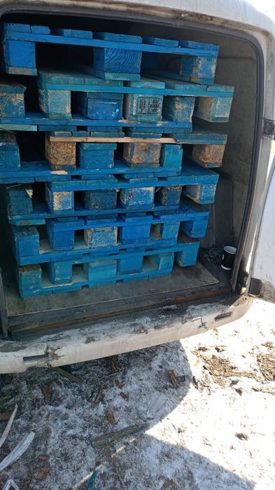 Піддони дерев'яні  б/в з доставкою Мерефа