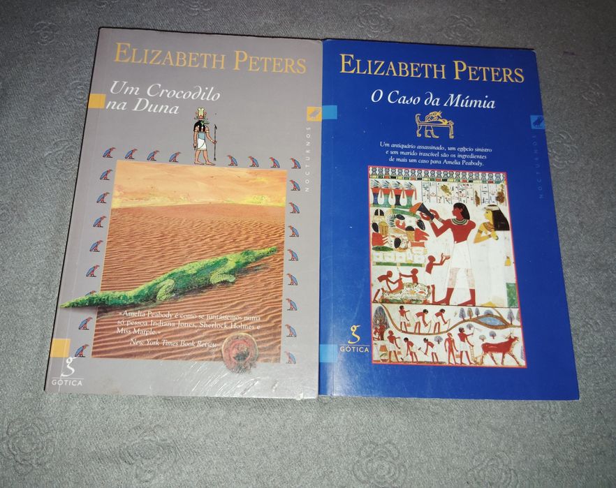 Livros da Escritora Elizabeth Peters Usados