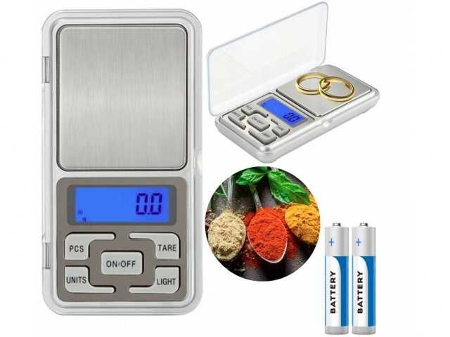 Waga jubilerska kieszonkowa elektroniczna 0,01- 200g LCD