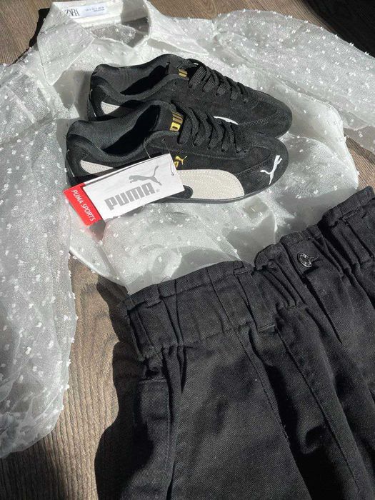 36 розмір Кросівки Puma Speedcat "Black White"