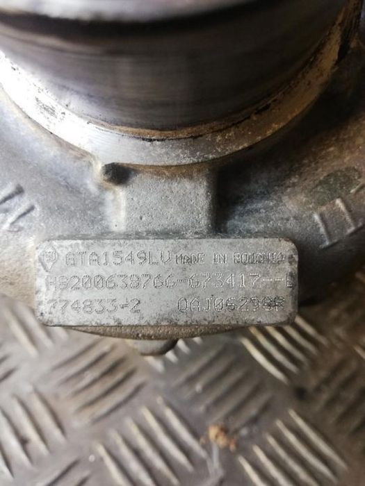 Turbo Renault Laguna III 2.0Dci motor M9R814 ref: Garret GTA1549 LV