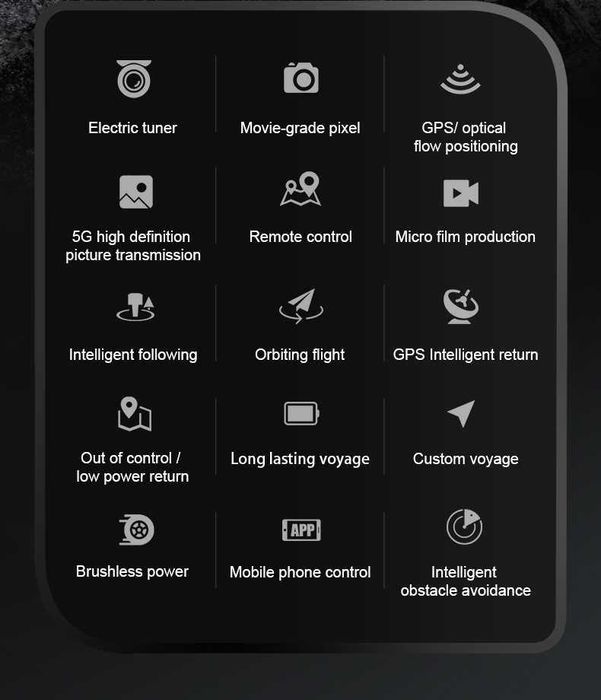 Dron KF613 GPS WiFi kamera 4K unikanie przeszkód