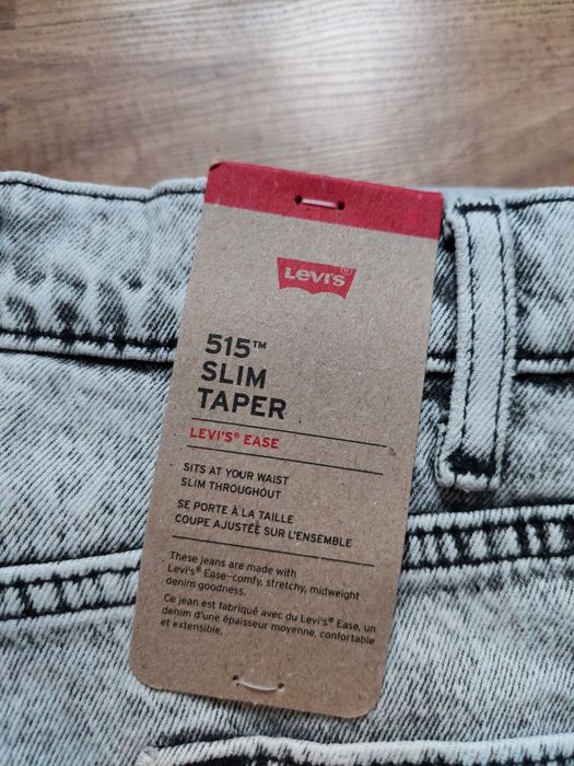 NOWE Jeansy Levi's Premium 515 Slim Taper