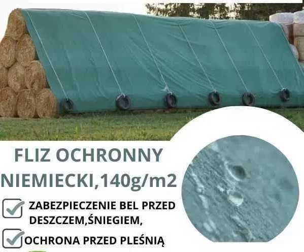 Fliz plandeka, agrowłóknina ,włóknina do okrywania słomy siana stogu