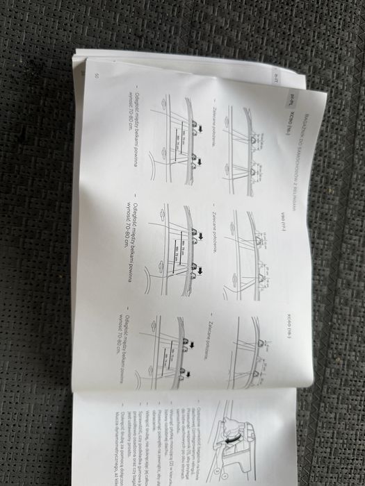 Belki samochodowe  na dach do VOLVO  XC 60