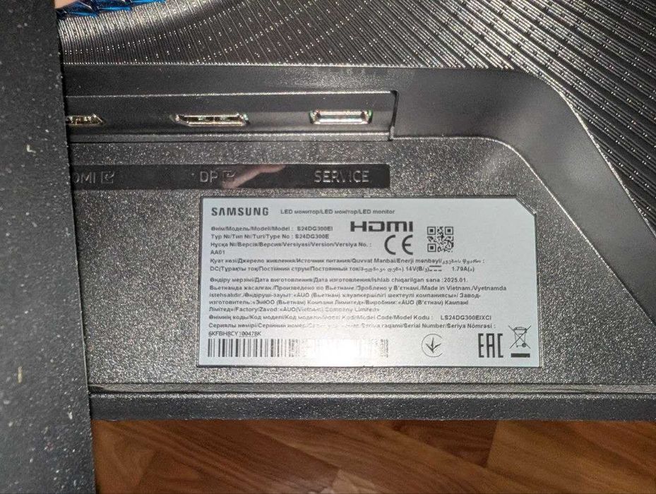Монітор Samsung G3 S24DG300EI практически новый