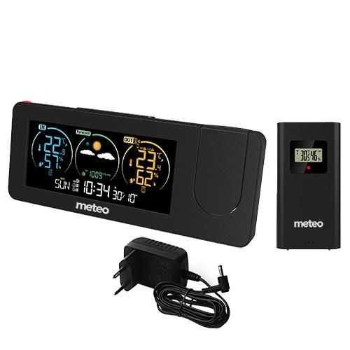 Stacja pogodowa SP102 Meteo- zegar DCF, projektor, zasilacz