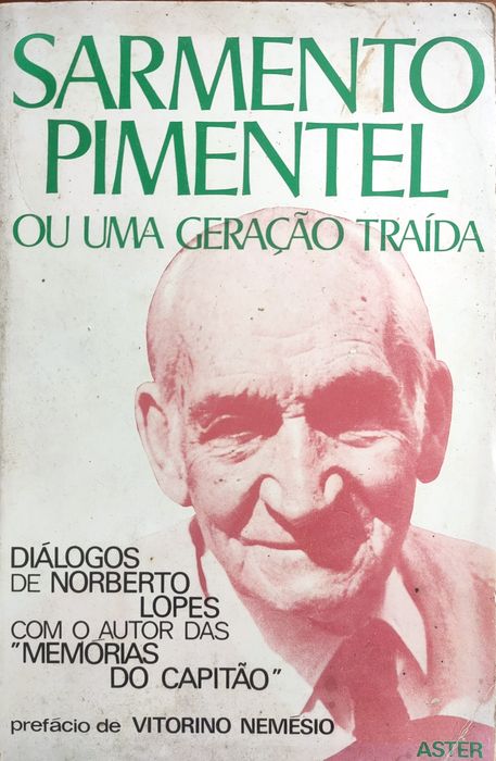 livro raro Sarmento Pimentel politica