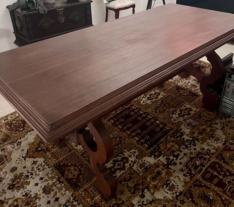 Mesa de madeira maciça64730151120898120