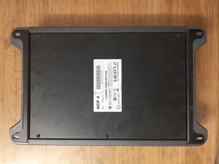 Amplificador hertz HCP4 760w