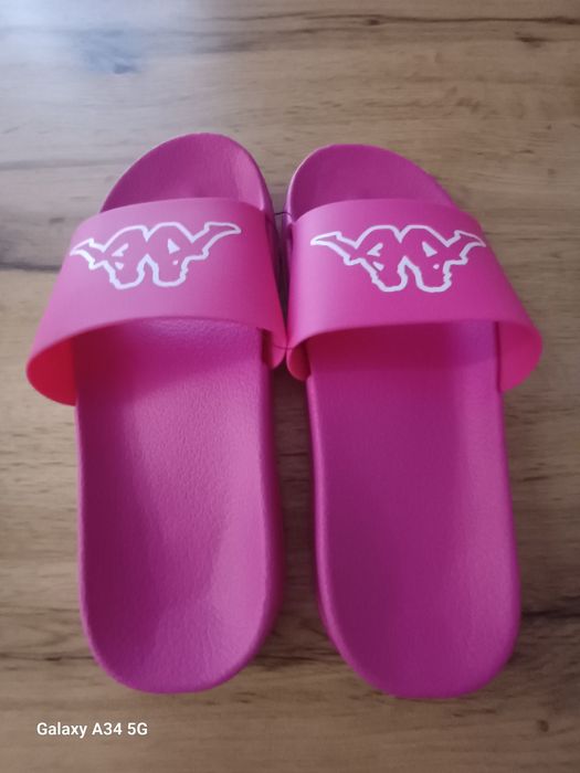 Klapki kappa nowe różowe 40
