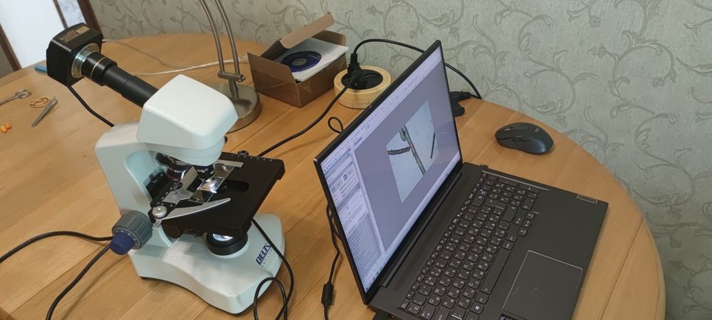 Микроскоп Delta Optical с камерой 3,1MP