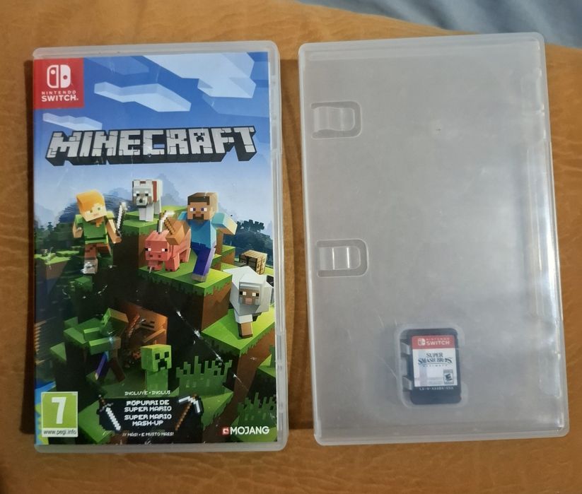 Minecraft e Smash Bros