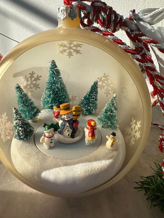 Lote de bonecos e velas de Natal