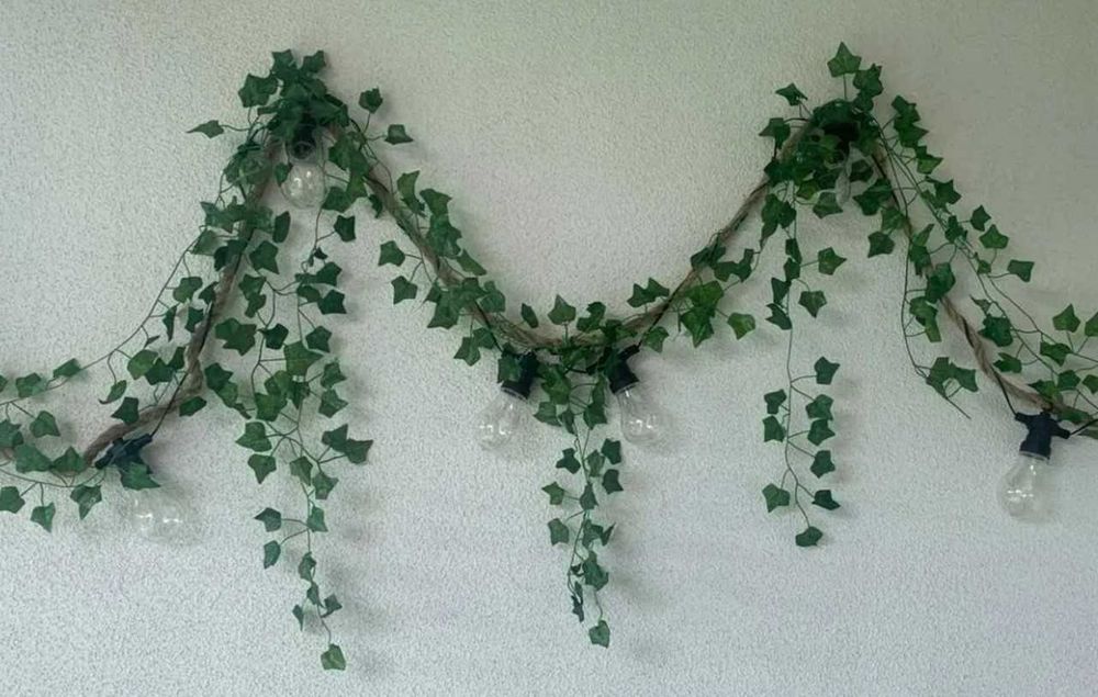 Sztuczny bluszcz 50 m na ścianę balkon taras dekoracja 50 metrów