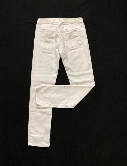 Spodnie Acne Jeans white unisex