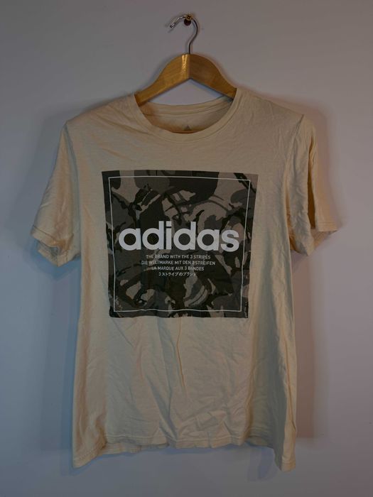 Koszulka Adidas beżowa z logiem M