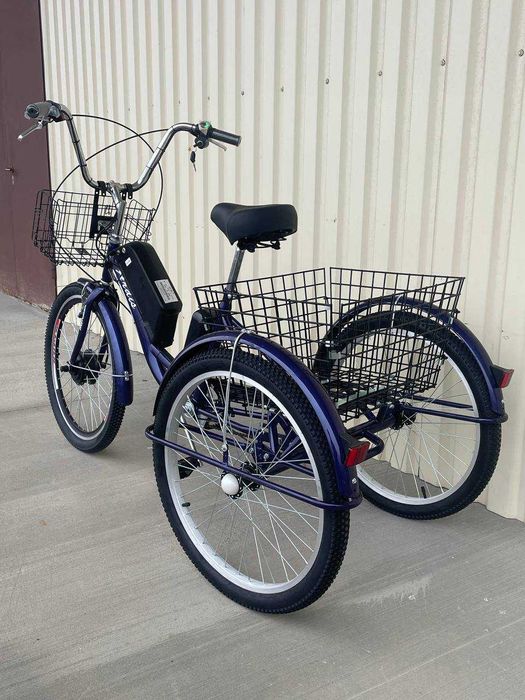 Грузовой электровелосипед. Трёхколесный электровелосипед. Электронабор