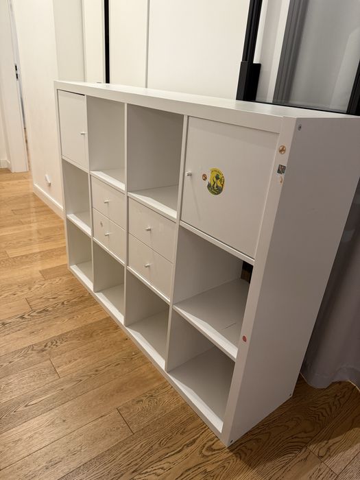 Szfka kallax biala 120x160 cm