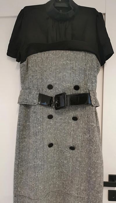 Elegancka sukienka biuro praca wigilia święta 36