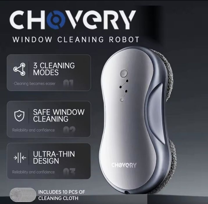 Ультратонкий робот мийник вікон Chovery
