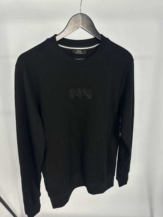 Світшот Armani Exchange чорний | Armani Exchange Black Sweatshirt