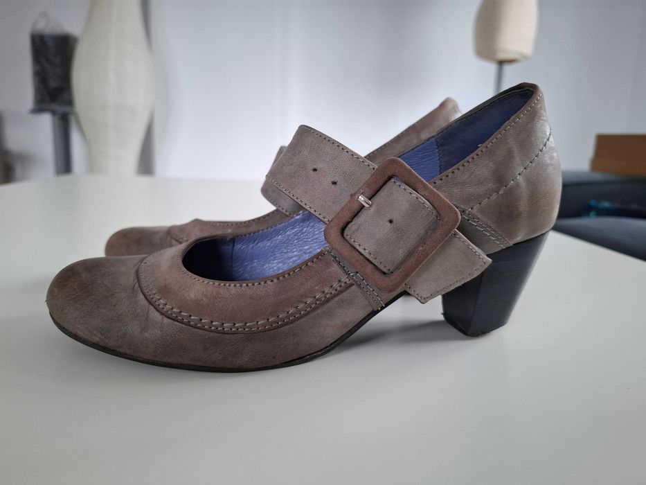 Laura Rosa 36, damskie półbuty ze skóry naturalnej