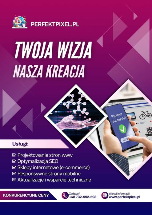 Strony internetowe. Szybko i tanio. Aplikacje biznesowe.