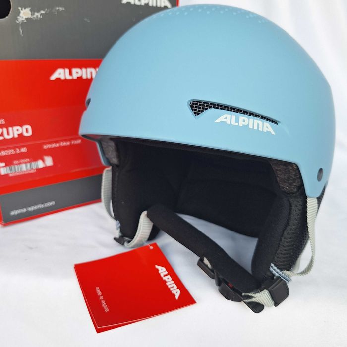 Kask narciarski dziecięcy Alpina Zupo Smoke Blue Matt S 51-55cm