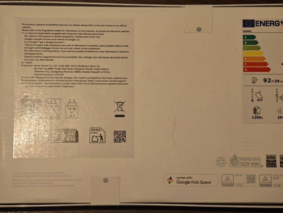 Tablet Honor X9a, ELN2-W29, 6/128 GB,