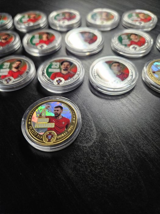 Coleção Icoins moedas FPF Portugal mundial 2026