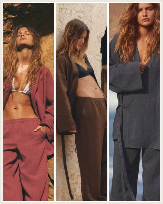 Костюм zara кимано S-M-L штаны брюки