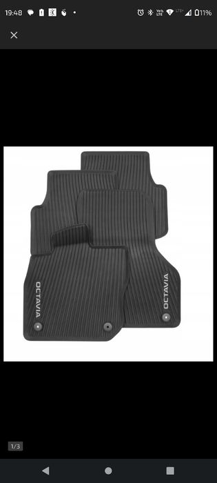 Oryginalne dywaniki Skoda Octavia 4 1.5 Mhev
