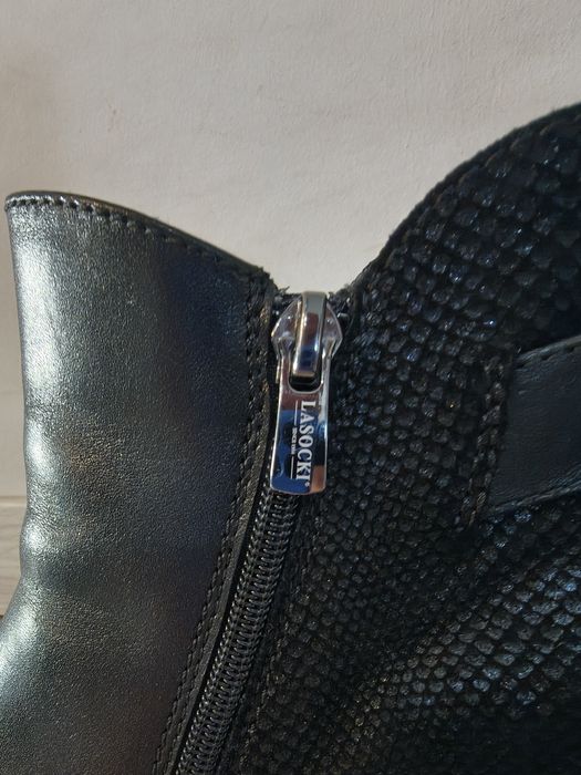 Buty botki damskie czarne Lasocki rozmiar 37