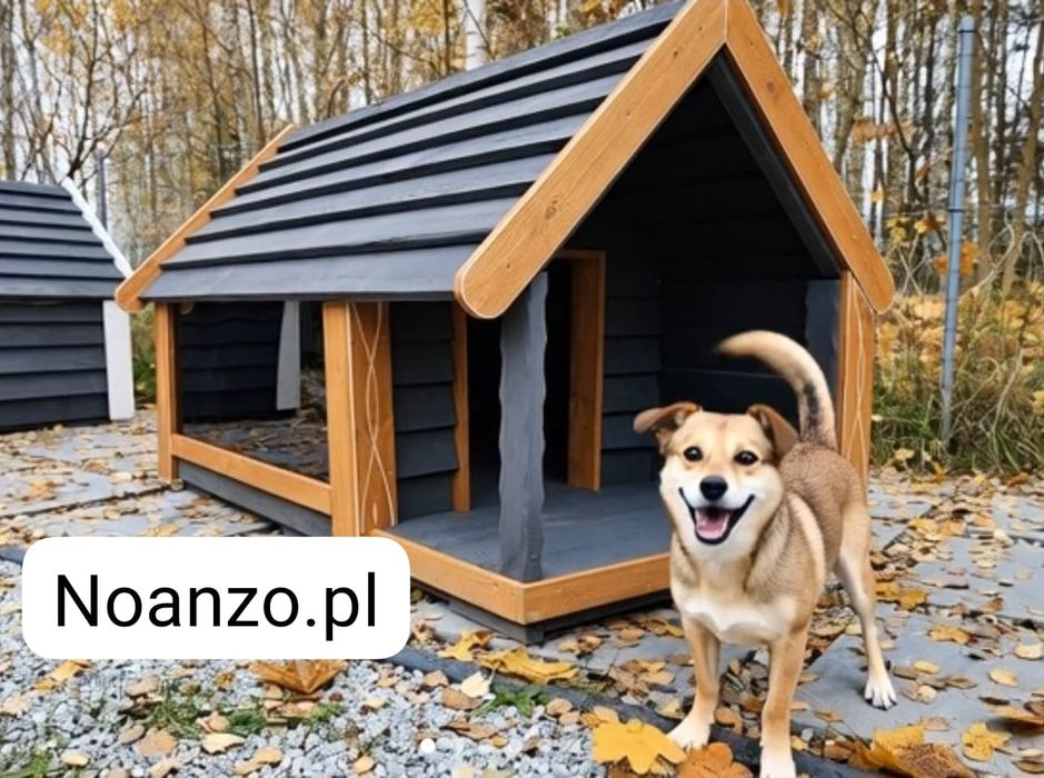 Buda dla psa z tarasem i oknem 180kg wysyłka cała PL
