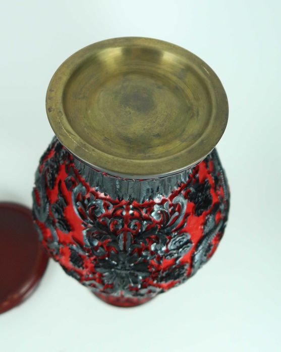 Grande jarra lacada - China - 31 cm