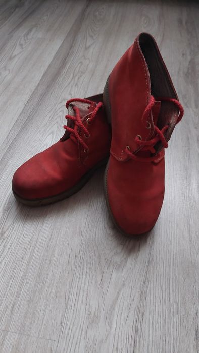 Czerwone buty damskie 38