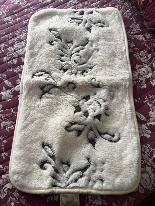 Manta e protetor de colchão em lã de merino