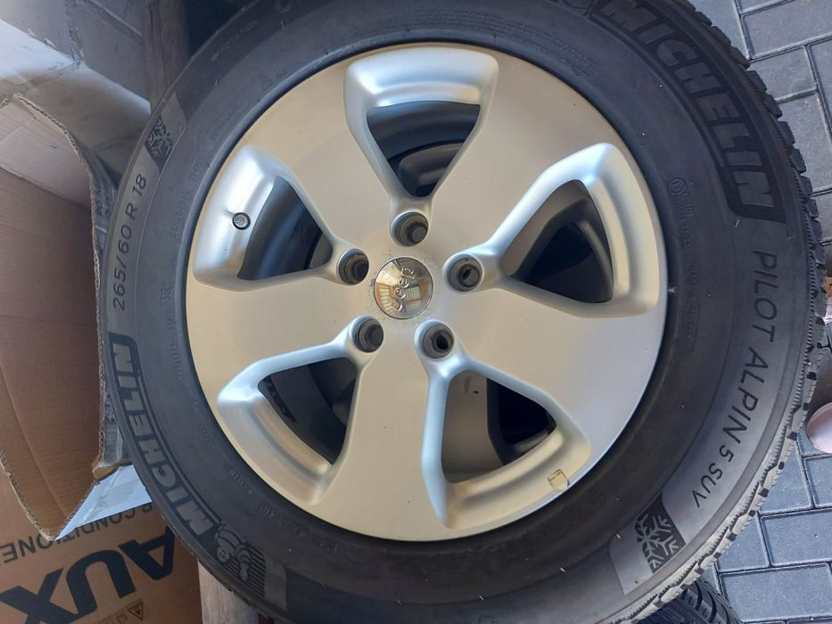 Grand Cherokee felgi + opony zimowe  265/60 R.18 Michelin Pilot Alpin