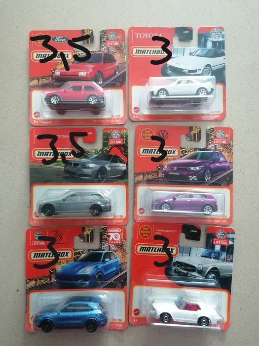 Matchbox vários modelos