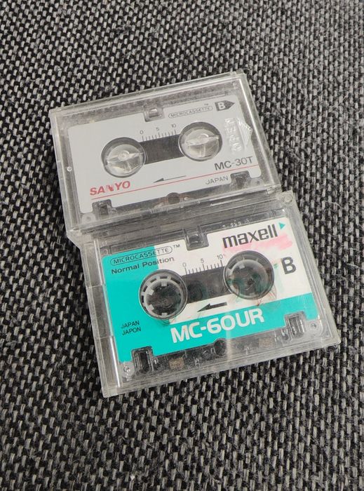 Microcassette mikrokasety magnetofonowe do rejestratora 30 i 60min